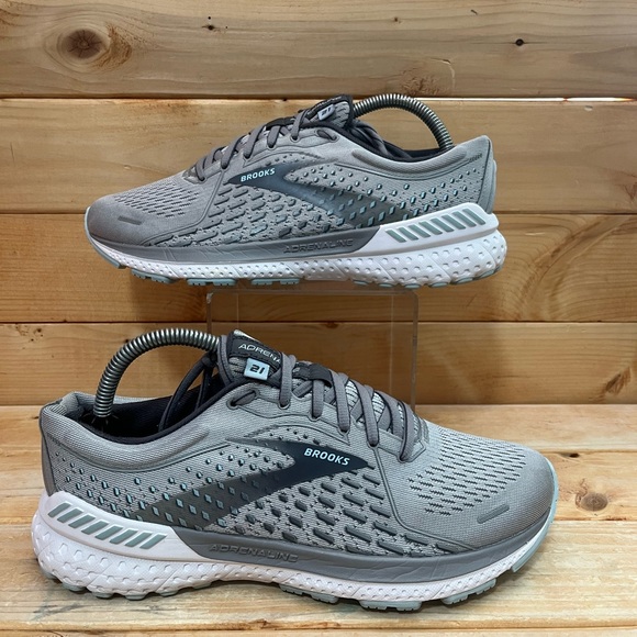 Brooks Shoes - Brooks Adrenaline GTS 21 Running Shoes Womens 9 B Grayish Blue Sneakers